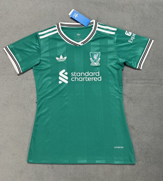 AAA Quality Liverpool Woman 25/26 Third Green Jersey